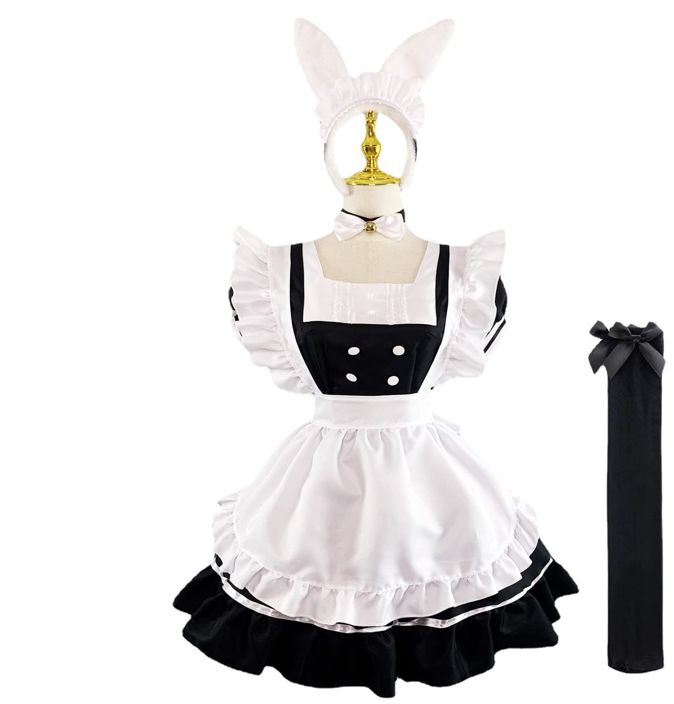 DD チョコブラウニーウサ耳メイド服セット DD チョコブラウニーウサ耳