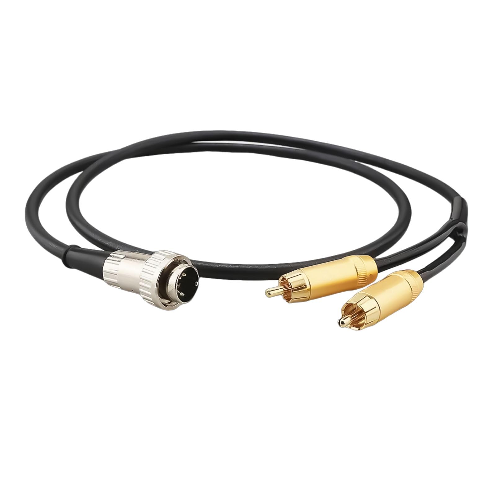 Cavo adattatore audio da 5 pin DIN maschio a doppio maschio, suono ad alta fedeltà per sistemi stereo, 50 cm/100 cm/150 cm