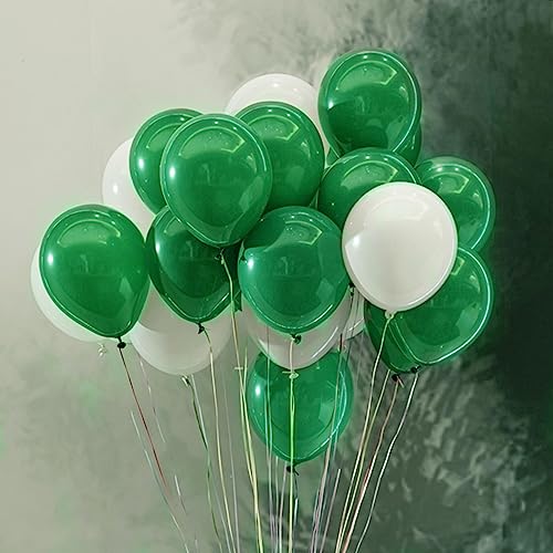 Image of Green Balloons 110Pcs, 5 Inch Small Green Latex Party Balloons, Mini Thick Green Balloons for Birthday Wedding Baby Shower Decorations.