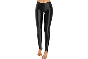 Seductive Yoga Leggings: Crotchless Bliss