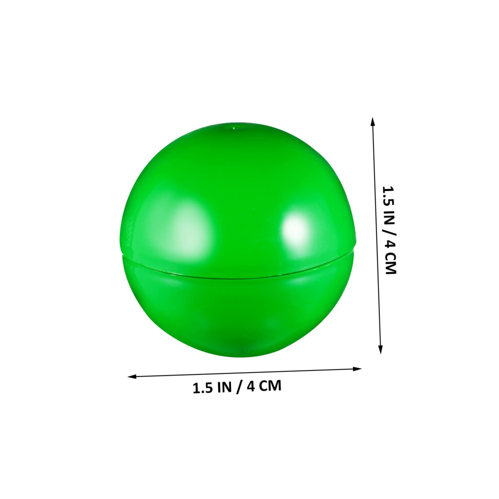 COLLBATH 25 Pcs Green Numbered Raffle Balls Large Fillable Game Balls Props for Parties