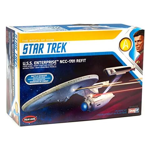 Polar Lights POL974 1:1000 U.S.S. Enterprise NCC-1701-Refit-Wrath of Khan Edition Cover