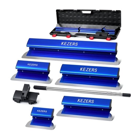 KEZERS Drywall Skimming Blade Set