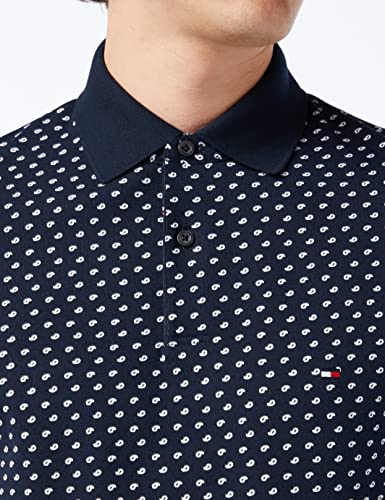 Tommy Hilfiger Micro Print Slim Polo, Desert