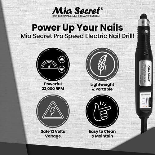 Mia Secret Pro Speed Lima Eléctrica para Uñas miniatura 2