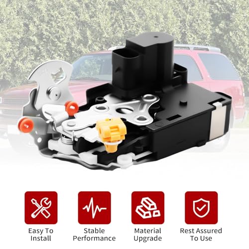 Image of Nakkaa Front Driver Side Door Lock Actuator Compatible with Silverado Sierra Escalade Suburban Tahoe 2001-2006 15110643 931318 15053681 15068499 ‎931-318 Latch Left