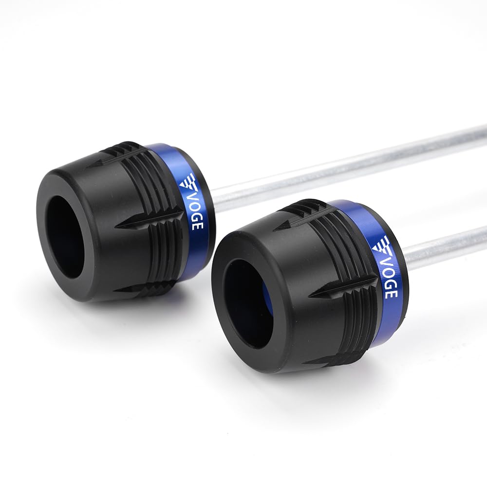 Compatible con Voge 900 525 DSX 900DSX 525DSX DSX525 DSX900 Guardabarros delantero trasero para motocicleta, horquilla, eje deslizante, protector contra choques DSX 900 525 ds900x (Azul)