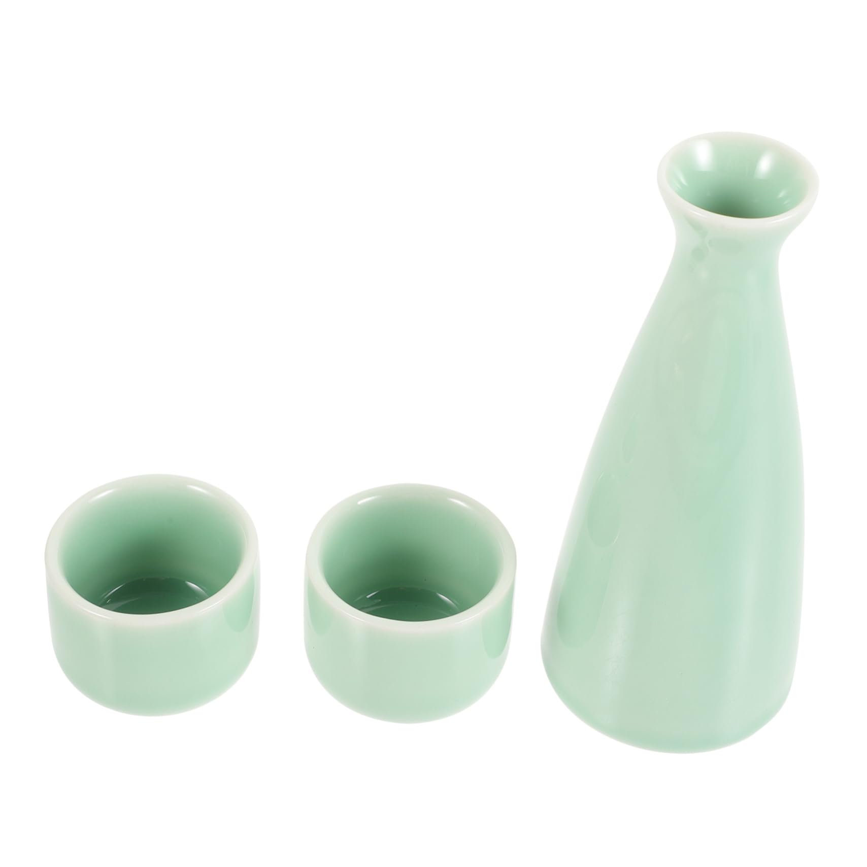 SOLUSTRE Japanese Saki Cup Set Complete Sake Bottle Cups Collection Japanese Tea Set Alternative