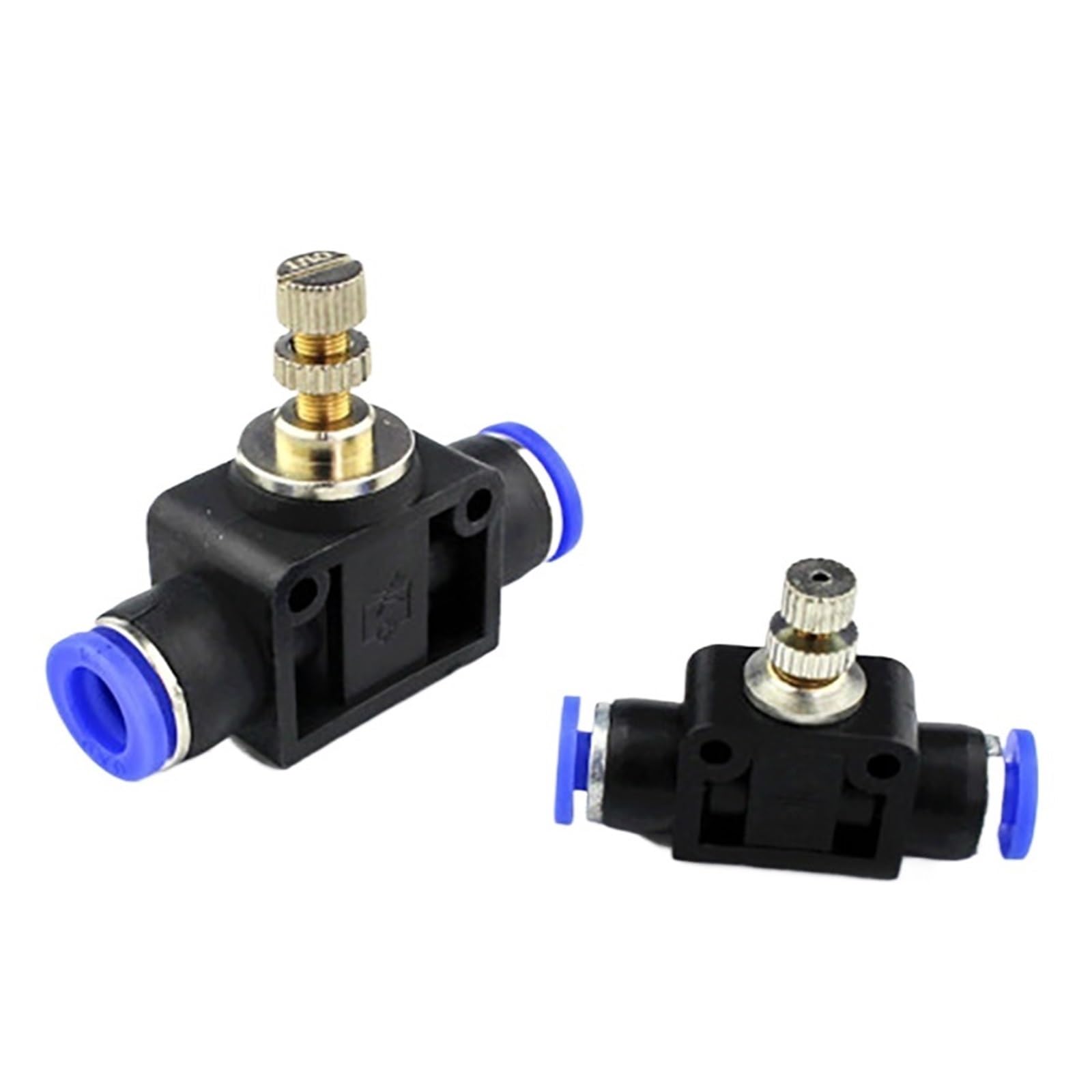 10Pcs Quick Connector Pressure Regulator Pipe Throttle Valve Compressor Accessories LSA4/LSA6/LSA8/LSA10/12 Pneumatic Fittings(LSA8)