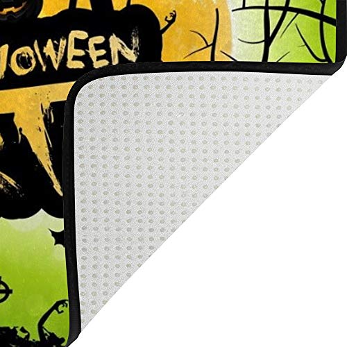 Tapis de salon moderne Halloween grand format 160x120 cm en polyester - 5