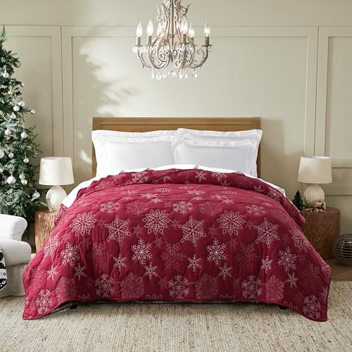 R.SHARE Tagesdecke Weihnachts Decke Weich Bettüberwurf Steppdecke...