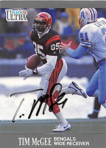 Autograph 125455 Cincinnati Bengals 1991 Fleer Ultra No. 20 Tim McGee Autographed Football Card