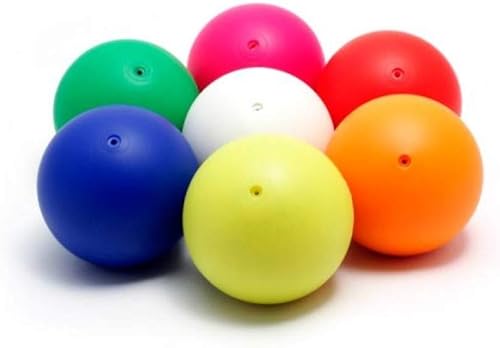 Play SIL-X - Pelota ligera de malabarismo, 3.071 in, 4.23 oz, silicona líquida rellena con carcasa blanda (naranja)