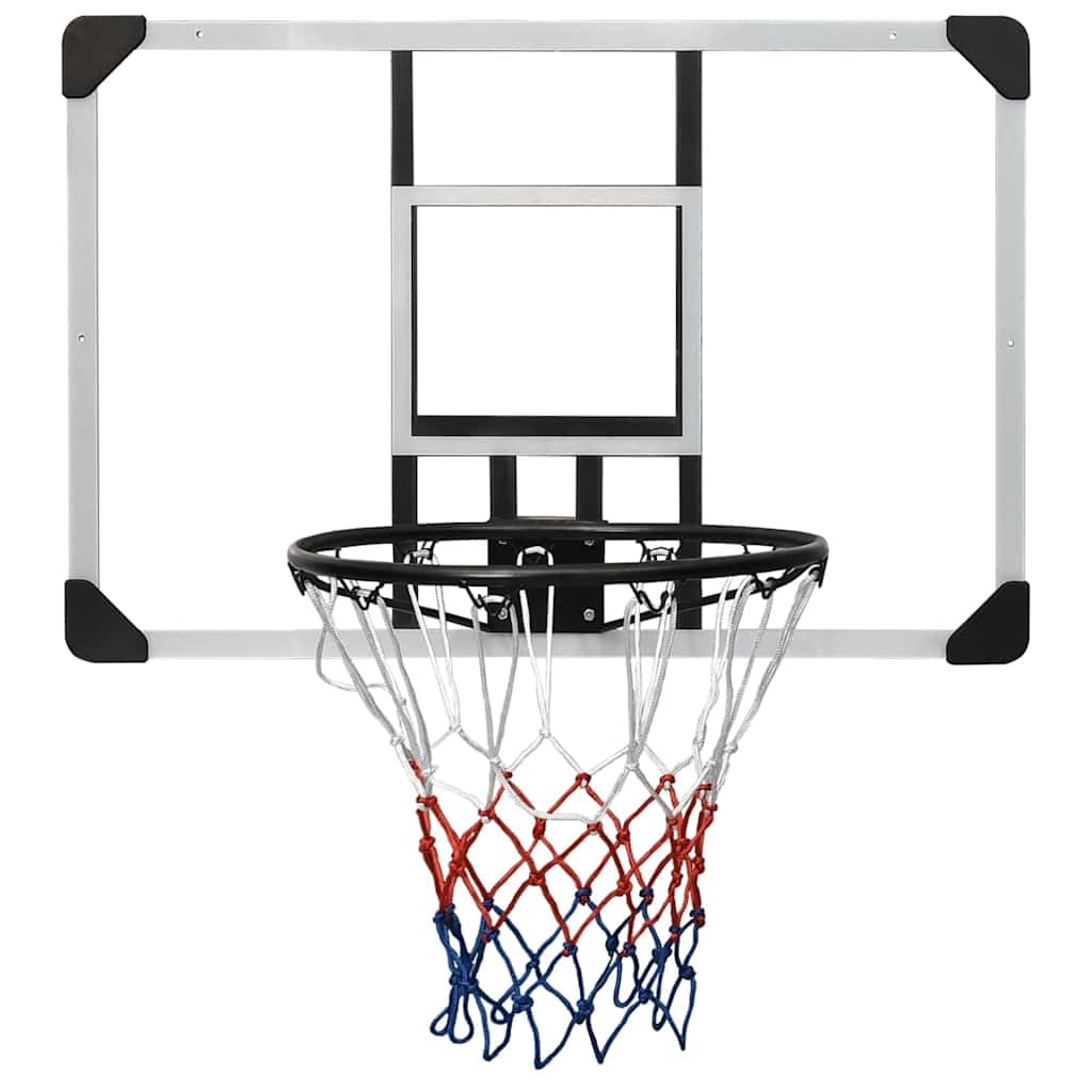 Generisch Basketballkorb Transparent 90x60x2,5 cm Polycarbonat,Sportartikel,Athletik,Basketball,Basketballkorbteile & -zubehör,Basketball-Korbbretter-93669
