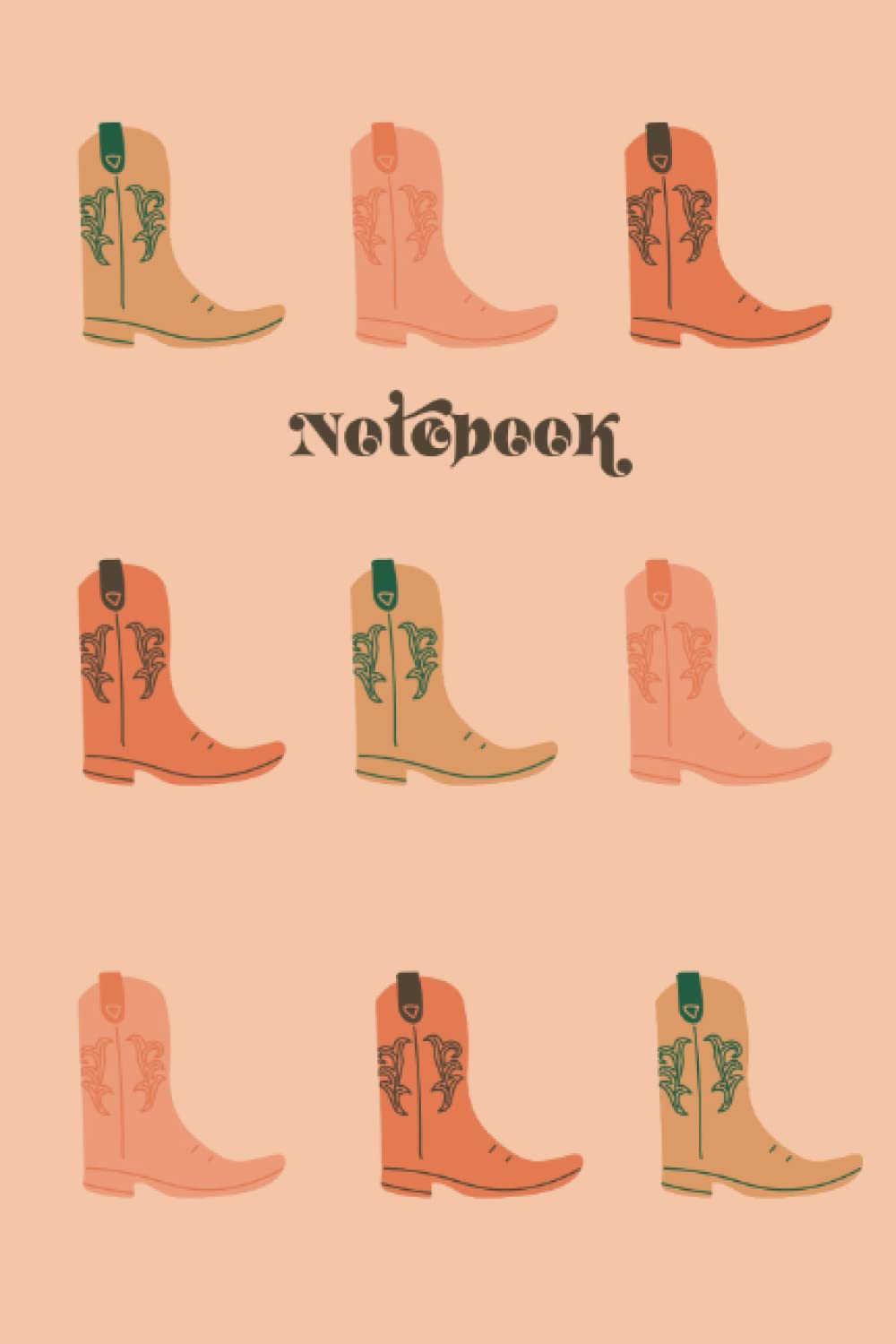 Western Cowboy Boot Composition Notebook: Western Cowboy Cowgirl Boot Composition Notebook, Gift for Her, Country Music Fan Gift
