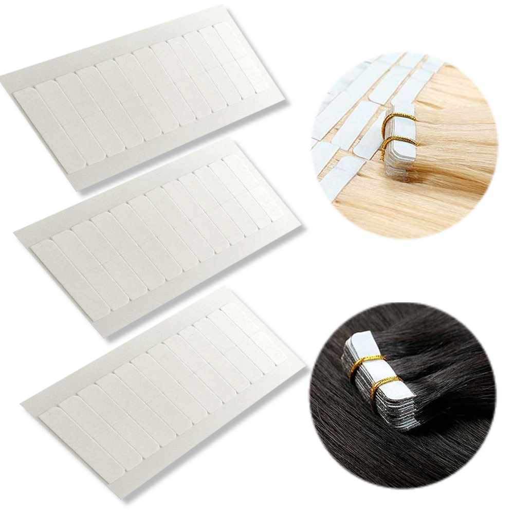 Walker Tape Beautify No Shine taśma klejąca 120 tabletek 4 cm x 0,8 cm, dwustronna taśma przedłużająca, treska do włosów, treska