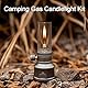 Outdoor-Gaslaterne, Kerzenlicht-Set, Campinglampe, Outdoor-Propan-Butangas-Laterne, Lampe, Kerzenlampe mit leerem Tank, Verlängerungsstange, Gaslaterne mit Tank