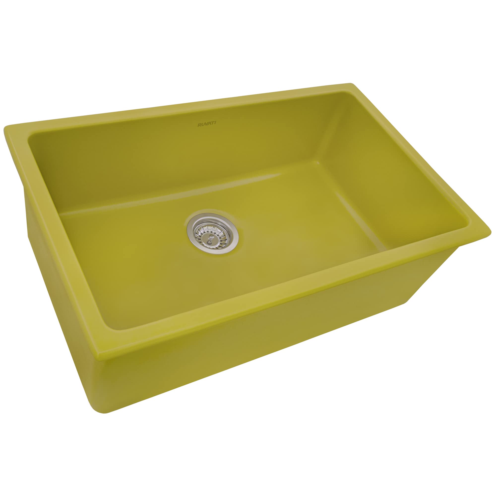Ruvati 30-inch Fireclay Undermount/Drop-in Topmount Kitchen