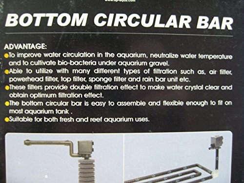 Undergravel Filteration Bottom Circular Bar 45.3\X 9.6 Under Gravel Filter Tube Aquarium #TOP4