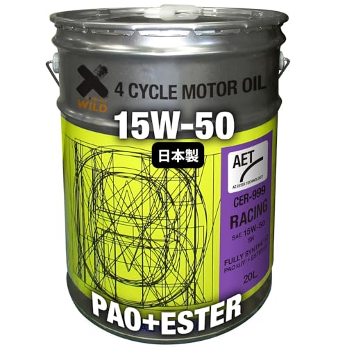 AZ (G[[bg) ԗp GWIC 20L 15W-50 SN [CER-999/RACING AET] 100%w PAO+GXeIC ԗp [^[IC 4֗p [VOIC EG849