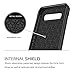 S10 Plus Case,Galaxy S10 Plus Case Carbon Fiber,DUEDUE Dual Layer Slim Hybrid Shock Absorbing Cover Hard PC Bumper Rugged Back Case for Samsung Galaxy S10 Plus/S10+ 6.4'' for Men and Boys(2019), Black