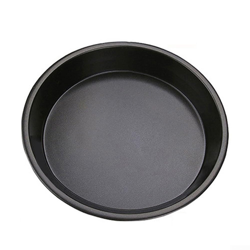 CRIDENG Pizza Pan, Round Non-Stick Coating Pizza Plate, Non-Stick Deep Dish Pizza Pan, Carbon Steel Pizza Tray, Round Pizza Plate For Pie Cookie Pizza Cake, 6in/7in/8in/9in/10in