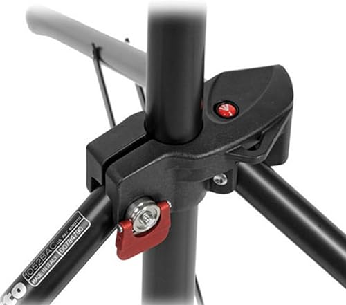 Miniatura 7 de Manfrotto 1005BAC - Soporte de luz de aluminio acolchado de aire de 107 pulgadas con 3 secciones y 2 elevadores, color negro