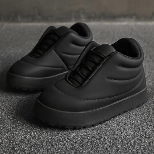 Men's Platform Sneakers Lightweight Comfort Lace Up Skate Shoes Puffy Trendy Casual Shoes2