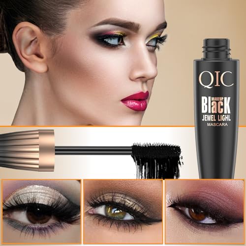NICEMOVIC Waterproof Mascara Black Volume and Length, 4D Silk Fiber Eyelash Mascara Long Lasting Non-Clumping, Sweatproof & Smudge-Proof, Longer and Thicker Eyelashes for Makeup - Image 7