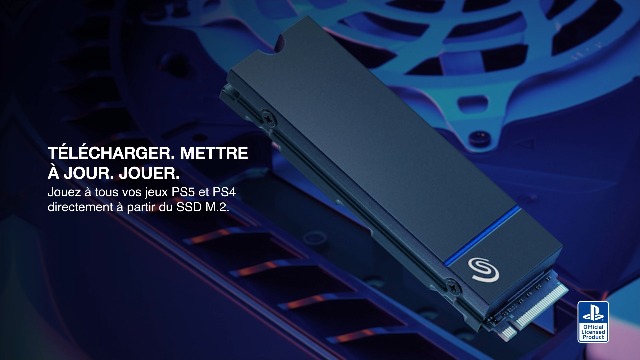 Seagate Game Drive pour PS5, 1 To, SSD interne NVMe – NVMe 1.4