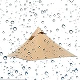 Abbto Tienda de campaña al aire libre para 4 personas | Tienda al aire libre ligera con bolsa de transporte | Tipi Pyramidal ligero con ventana cuadrada para chimenea, mirador portátil
