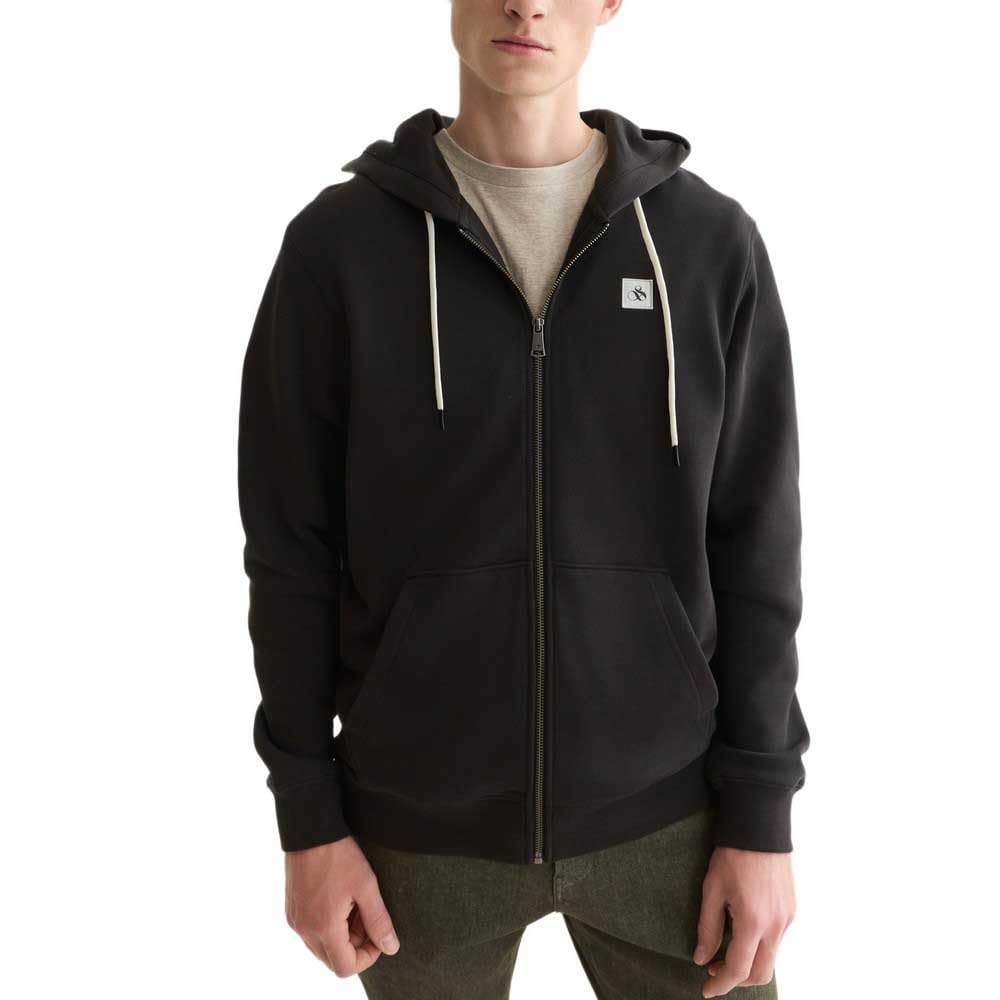 Scotch & Soda Logo Zip-throough Hoodie - Regular Fit Felpa con Cappuccio Uomo