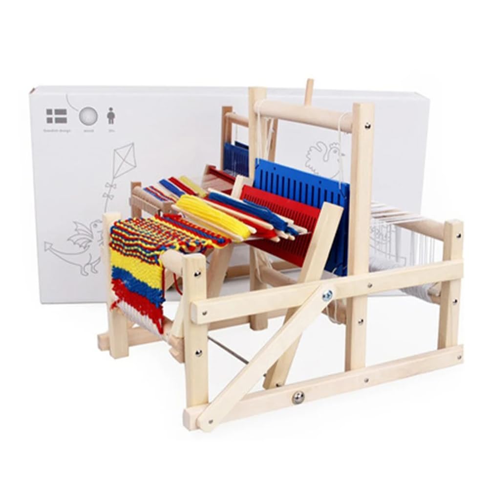 Kit de métier à Tisser pour Adultes débutants, Machine à Tisser à la Main, Multi-Artisanat en Bois, Grand métier à Tisser à Tricoter, Ensemble tissé tricoté à la Main