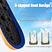 4D Acupressure Massage Insoles for Men and Women Plantar Fasciitis Relief, Flexible Massage Point Design, Shock Absorption, Trim to Fit, Energy Return Shoe Insoles Full Rebound, Women 8-11 Men 6-9
