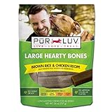 Pur Luv Large Hearty Bones, Chicken Flavor, 26 Ounce