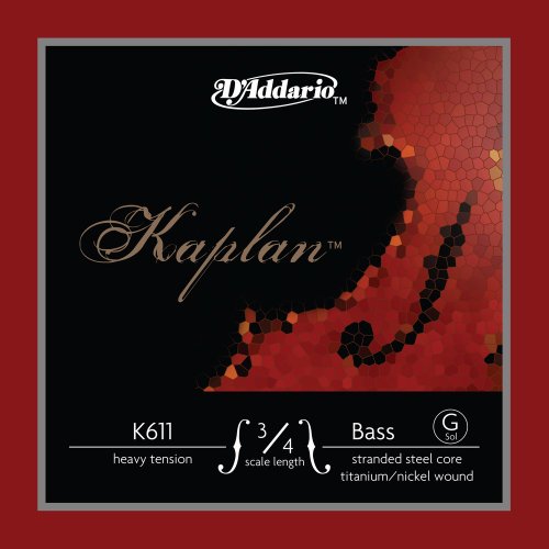 D'Addario Kaplan Bass 10Blk G 3/4 Hvy (K6113/4H-B10)