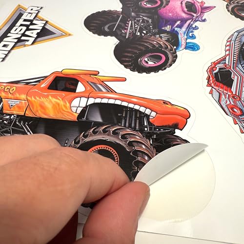 Prime Party Monster Jam Vinilos Decorativos 7 Piezas miniatura 2