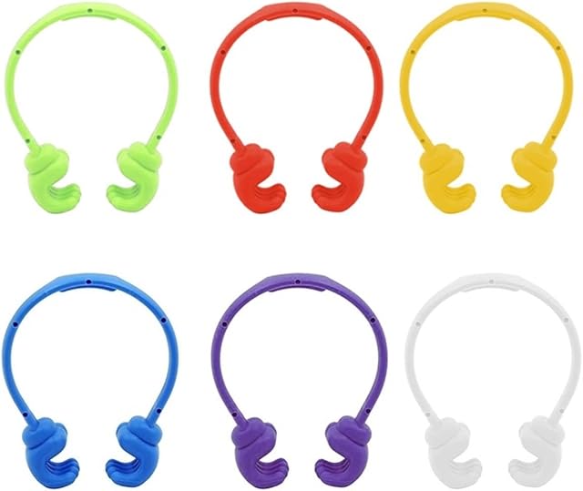 HEMOTON 6Pcs Thumb Up Shape Phone Stand Universal Cell Phone Stand for Moible Holder, Cellphone Holder Smartphone Stand Holder for Kitchen Home Office Travel (Random Colors)