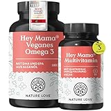 NATURE LOVE® Hey Mama Schwangerschaftsvitamine - von Kinderwunsch bis Stillzeit