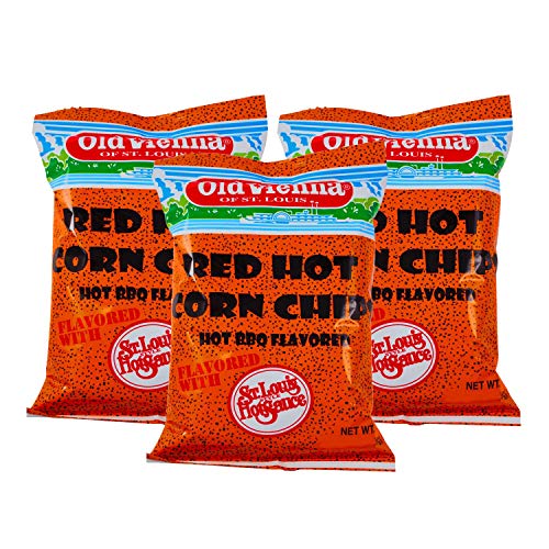 old vienna beer - Old Vienna of St. Louis Snacks (Red Hot Corn Chips Hot Barbecue, 8 oz 3 Pack)