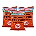 Old Vienna of St Louis Red Hot Corn Chips Hot BBQ Flavored 8oz Bag(3 Pack)