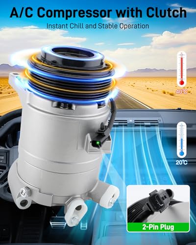 Image of CO11319C Air Conditioner A /C Compressor for Infiniti, for Nissan