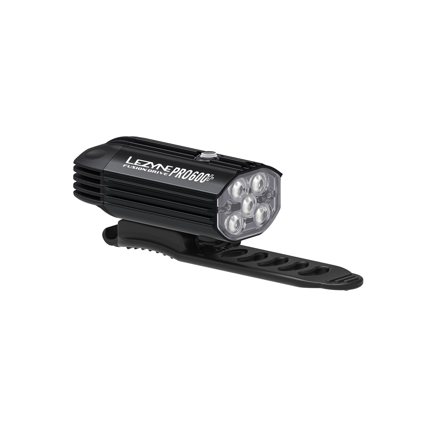 LEZYNEFusion Drive Front Bicycle Light - Durable IPX7 Waterproof USB-C Rechargeable LED Bike Headlight with 3 Solid & 3 Flash Modes - Integrated Silicone Rubber Strap Mount - 500/600 Lumen Options