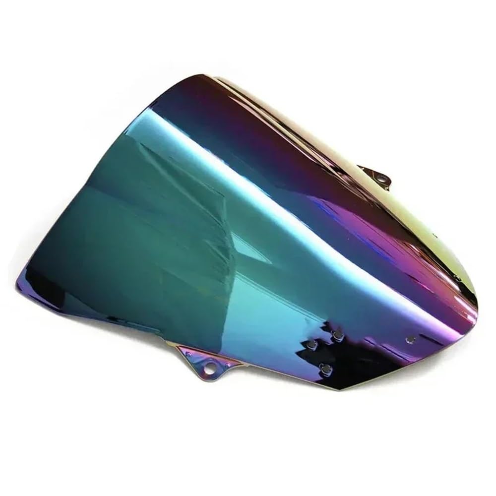 NLNGNZBZTP Windscreen For ZX10R 08-10 Double Bubble Windshield Protector For Ninja For ZX6R For ZX-6R 636 2009-2012 2023(Black color)