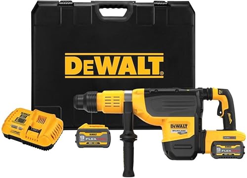 DEWALT DCH775X2 - Kit de martillo giratorio combinado sin escobillas SDS MAX de 60 V MAX* de 2 pulgadas