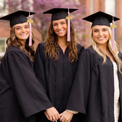 Image of GraduationMall Single&Multiple Color Graduation Tassel with 2026 Year Charm 9 inch