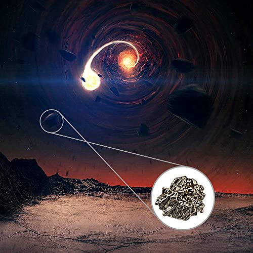 Image of Large Massive 10-330 Grams Meteorite Specimen, Campo Del Cielo Meteorite with Gift Box, Moon Rock Sample, Astronomy Gifts for Space Fans, Great for Science Classrooms, Rocks Collection
