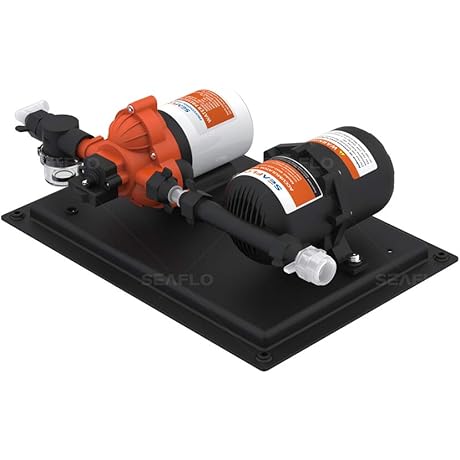 Seaflo 33-Series Water Pump and Accumulator Tank System