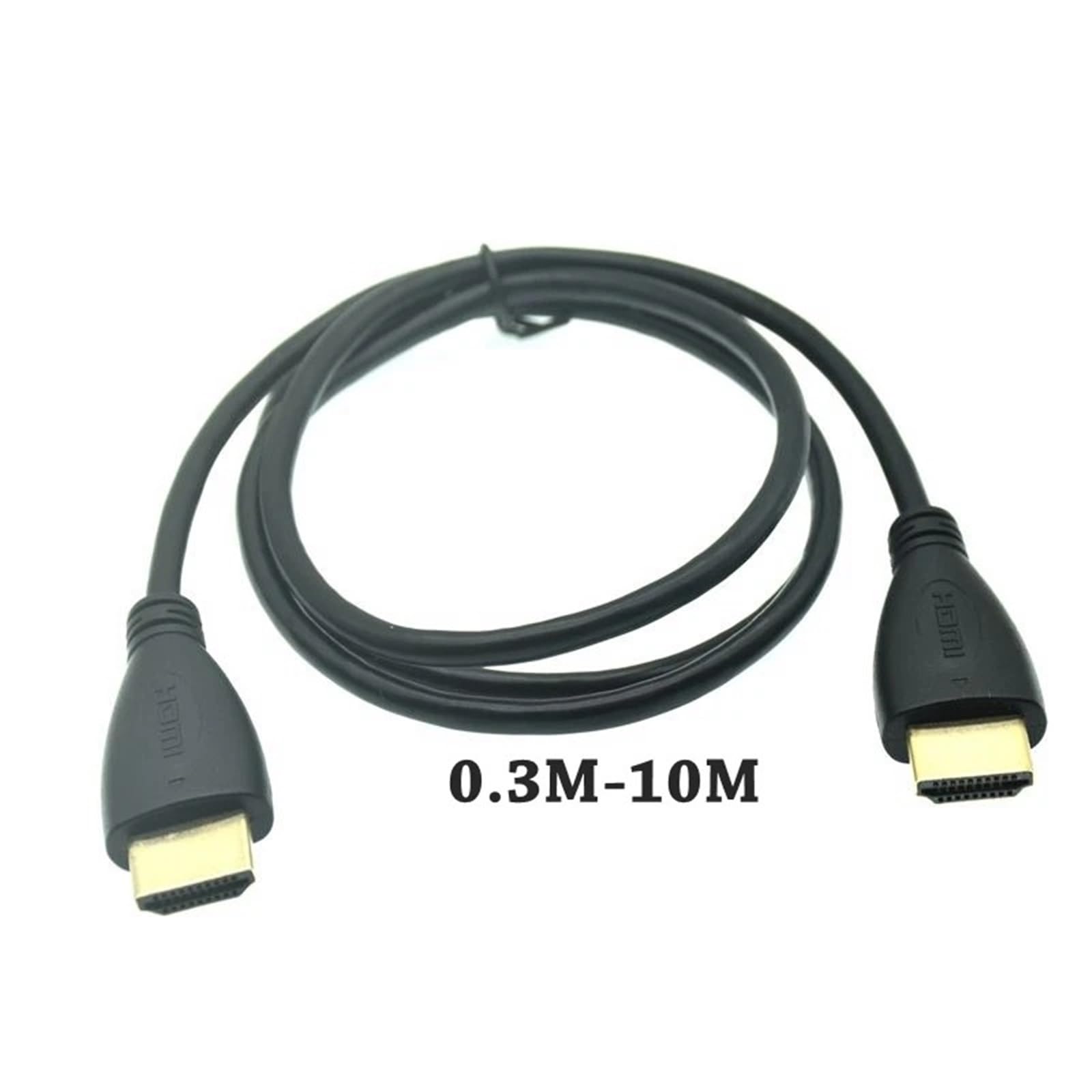 Adaptador Mini HD de 0,3 M-10M, conector Micro HD, Cable compatible con HDMI 4K, adecuado for PS3, HDTV, DVD, XBOX, PC Pro(10m,HD-066 Micro HDMI)