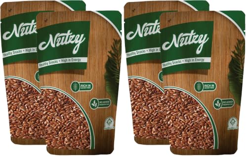 Image of Nutzy Premium Seeds (Flax Seeds, 400g) (Pack of 2)
